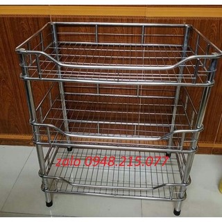 KỆ CHÉN ĐỨNG 3 TẦNG INOX CAO CẤP 3 TẦNG (ĐỦ SIZE) hoả tốc