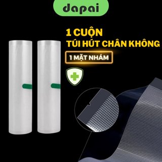 1 cuộn túi hút chân không 500 cm 1 mặt nhám,Túi hút chân không bảo quản thực phẩm gia đình