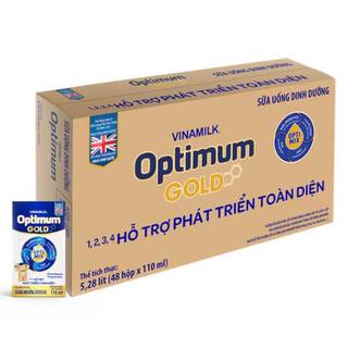Thùng sữa bột pha sẵn optimum gold 48 hộp x