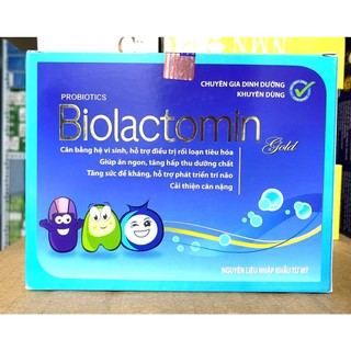 Cốm ăn ngon Biolactomin gold giúp bé ăn ngon, ngủ tốt, bé hấp thu dễ hơn, tăng cường sức đề kháng gói
