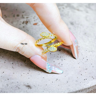 nhẫn vàng hình rắn nhỏ