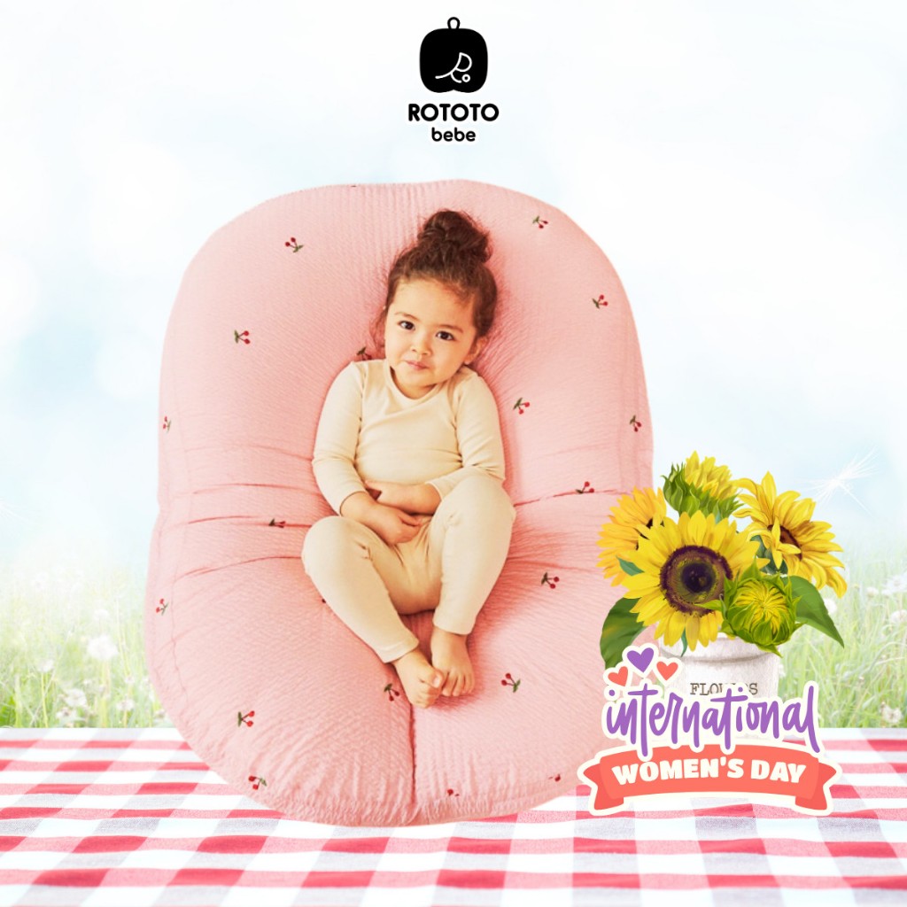 Vỏ gối chống trào ngược Toddler Rototo Bebe cỡ lớn ALADDINVINA