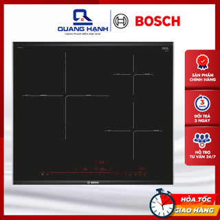 Bếp từ 3 vùng nấu lắp âm Bosch PID675DC1E Series 8 Bảo hành 3 năm