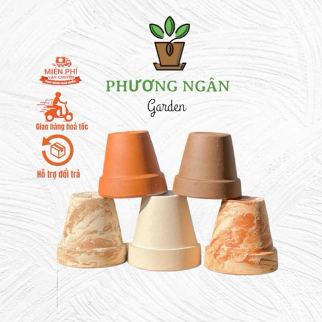 Chậu đất nung size 7x7cm