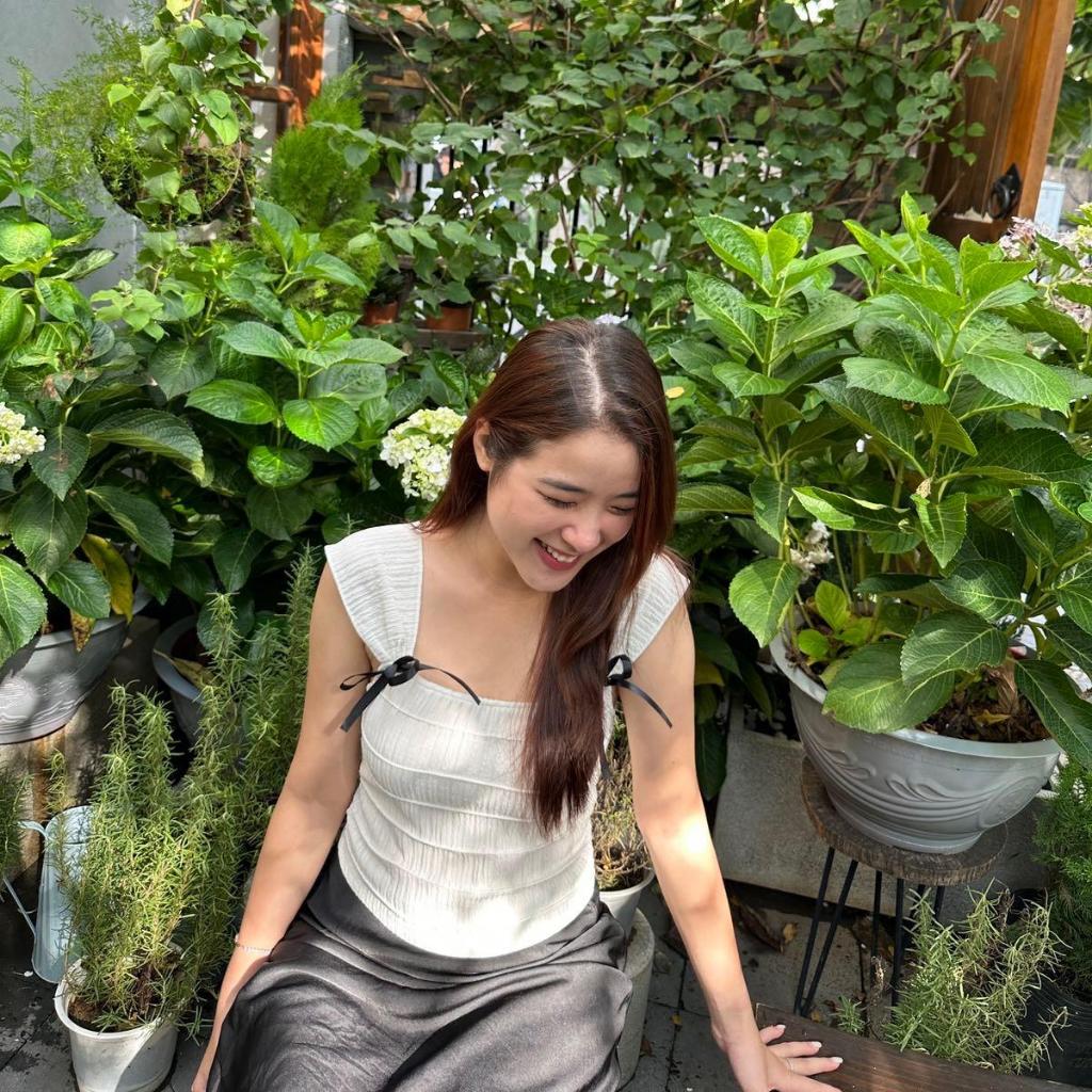 Audrey Top - Áo Cổ Vuông Thắt Nơ Xinh Đẹp mùa hè nữ women Đủ 5 Màu | BigBuy360 - bigbuy360.vn