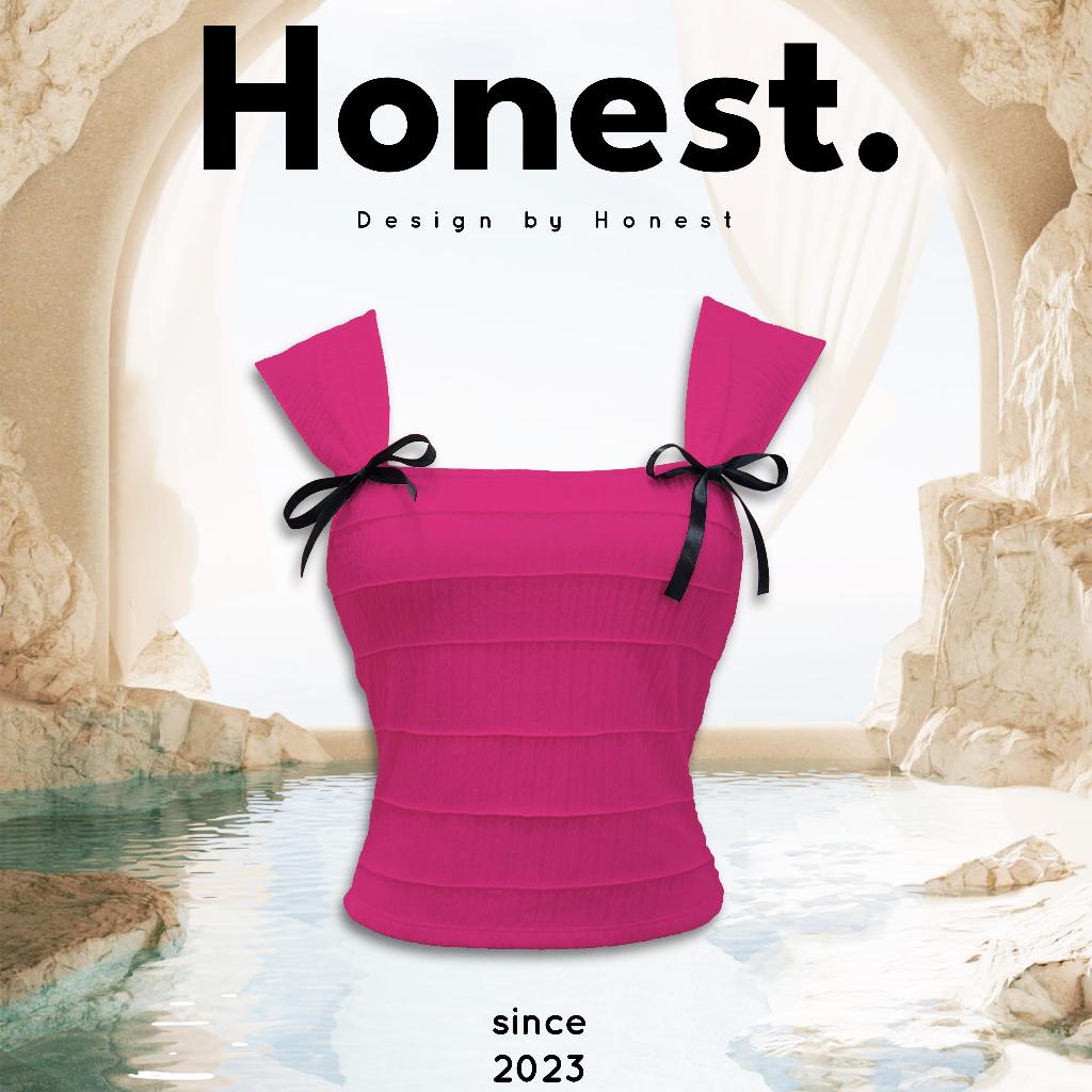 Audrey Top - Áo Cổ Vuông Thắt Nơ Xinh Đẹp mùa hè nữ women Đủ 5 Màu | BigBuy360 - bigbuy360.vn