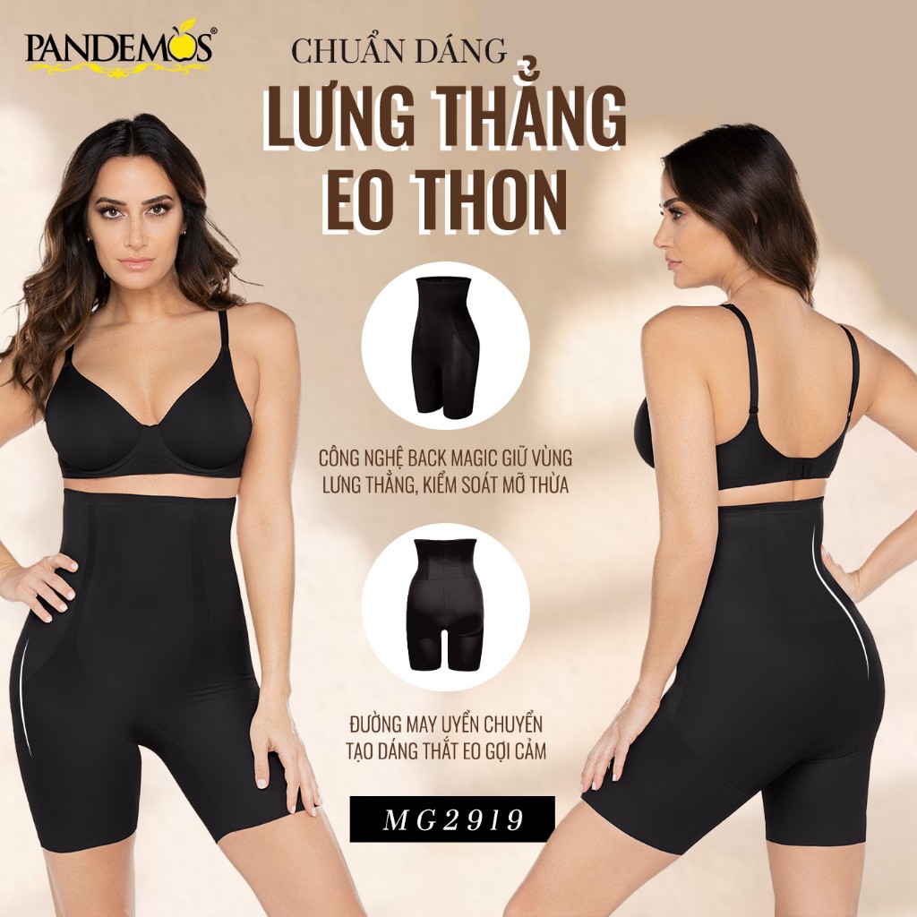 Quần gen nịt bụng định hình MIRACLESUIT Pandemos chất liệu cao cấp hỗ trợ thon gọn eo lưng MG2919