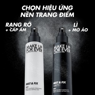 Bản mới - xịt khoáng khoá nền make up for ever mist & fix 24h setting spray 100ml