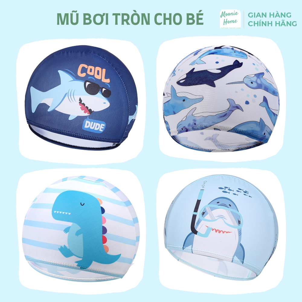 Mũ bơi bé trai hình khủng long