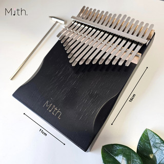 Đàn kalimba MITH.MUSICAL 17 phím gỗ đen nguyên khối, đàn piano sử dụng ngón tay -TẶNG KÈM SÁCH full box