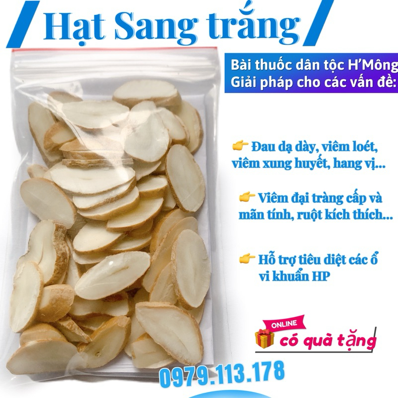 HẠT SANG TRẮNG - KHẮC TINH CỦA ĐAU DẠ DÀY, ĐẠI TRÀNG
