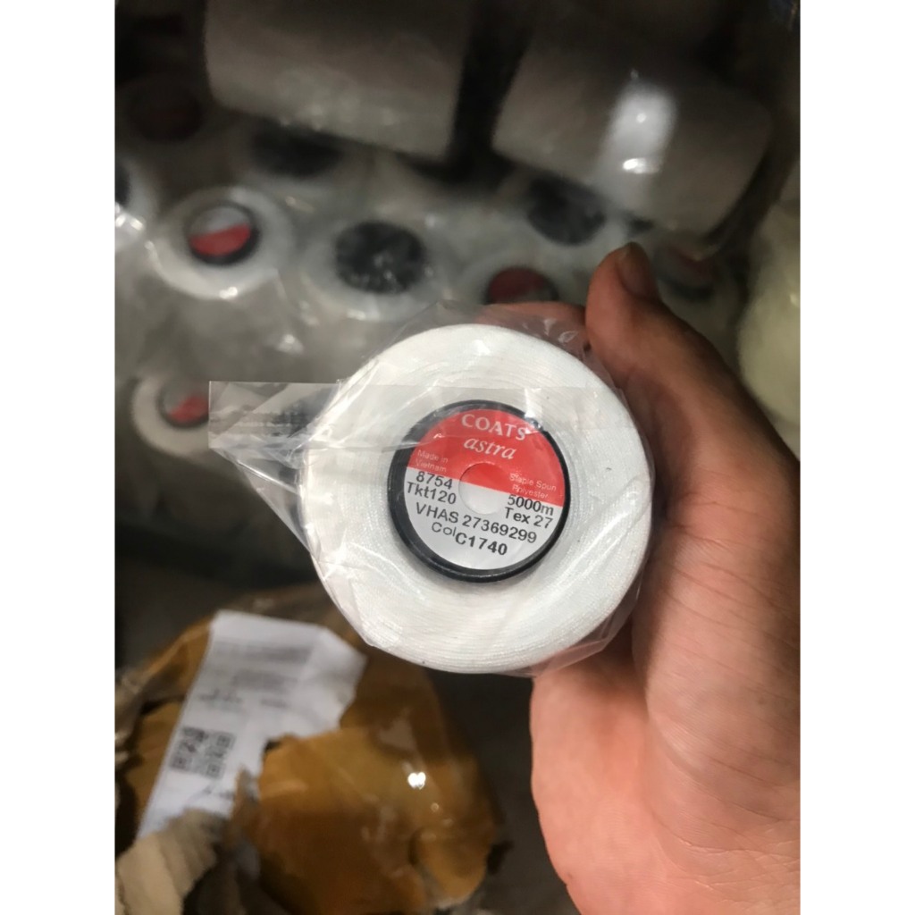 Chỉ trắng Coats  đẹp