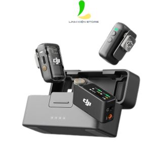 Microphone không dây dji mic 2/ dji mic - micro thu âm màn hình cảm ứng, công nghệ tần số 2.4ghz dung lượng pin 6 giờ