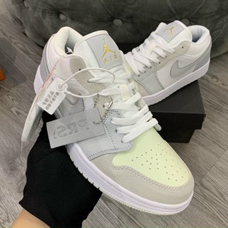 Giày thể thao jd xám xanh paris cổ thấp,giày sneaker jd low xám gót xanh nam nữ mới nhất 2024