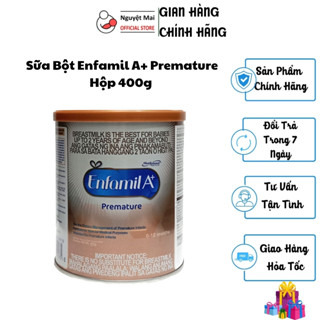 Sữa Bột Mead Johnson Enfamil A+ Premature Hộp 400g (Dành cho trẻ sinh non, thiếu tháng, nhẹ cân)