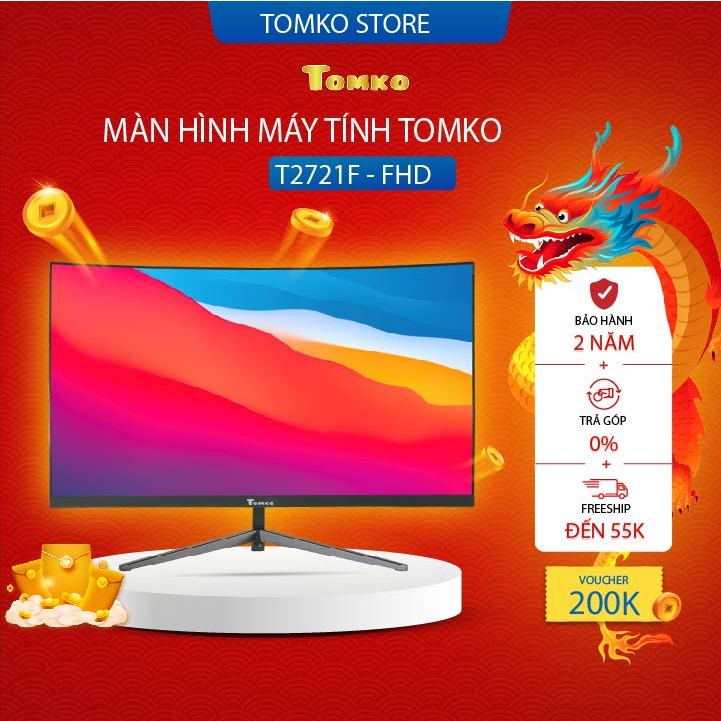 Màn hình máy tính Tomko T2721F FHD 27 inch Full 3 viền IPS 75Hz (HDMI+VGA+DC)- Màn hình 27 inch siêu rẻ siêu chất lượng