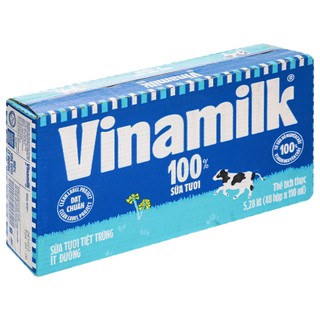 THÙNG 48 HỘP SỮA TƯƠI TIỆT TRÙNG VINAMILK 110ML