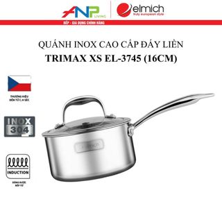 Quánh Nồi Bột Inox 304 3 lớp đáy liền ELMICH El3745 16cm