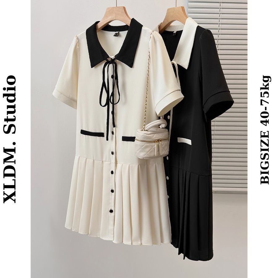 Váy nữ BIGSIZE xếp ly hách dáng XLDM Studio ( Lucy dress)