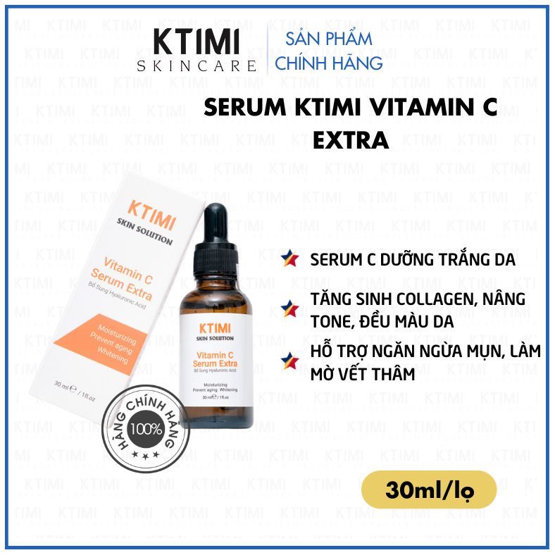 KTIMI - SERUM Dưỡng Da VITAMIN C EXTRA