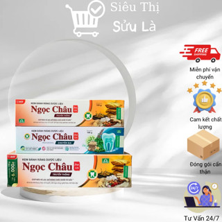 Kem đánh răng dược liệu ngọc châu trắng sáng 100g, 170g