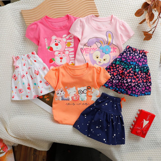 Set bộ quần váy bé gái JAMIKIDS xuất dư xịn sò mềm mát 12-32kg