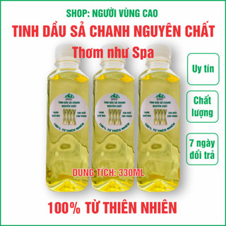Tinh dầu sả chanh nguyên chất thơm dịu như spa, khử mùi, xua đuổi côn trùng, tinh dầu xả chanh nguyên chất