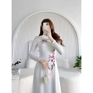 Áo dài lụa tây thi cao cấp ( giá áo)