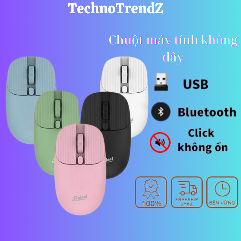 Chuột Không Dây Cao Cấp - GONA - 24g Chống Ồn Tùy Chỉnh Tiện Dụng Cho laptop