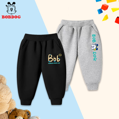 Quần dài bé trai BOBDOG chất liệu cotton da cá mềm mịn, thoáng mát in hình cho bé