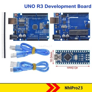 Mạch arduino nano uno r3 uno r3 ch340g+mega328p/ atmega16u2+mega328p chip 16mhz