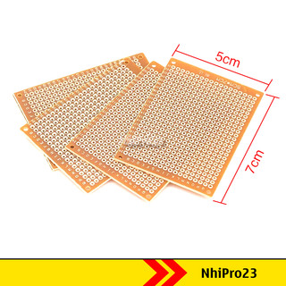 Bảng mạch đục lỗ pcb 5x7, Phíp đồng đục lỗ sẵn
