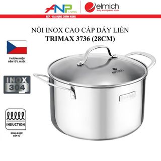 Nồi INOX 3 Lớp Đáy Liền ELMICH Tri-Max (EL-3731, EL-3732, EL-3733, EL-3734, EL-3735, EL-3736)