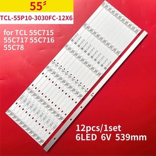 Tcl 55c715 - bộ 12 thanh 6 led cho tivi tcl 55c715 mã led yhf-4c-lb5506-yh10j