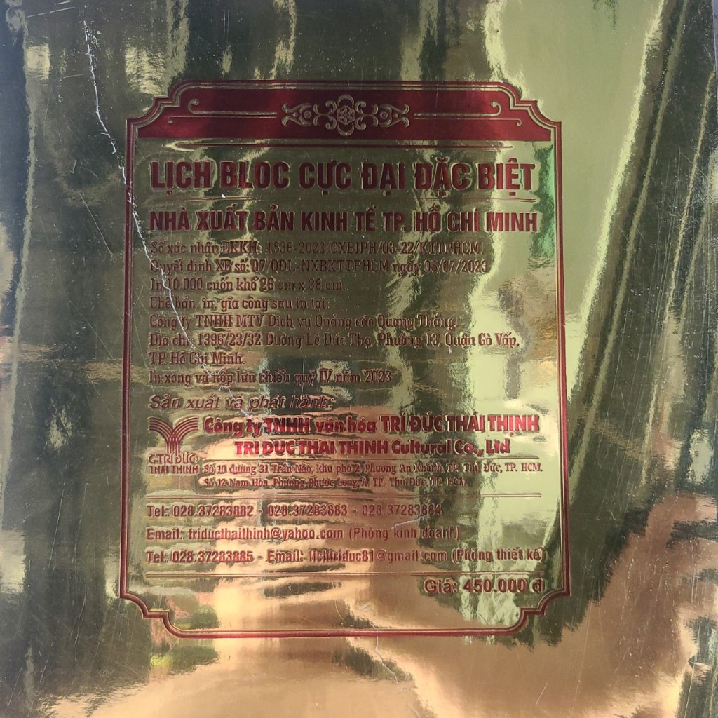 LỊCH 2024 SIÊU ĐẠI 26X38 cm