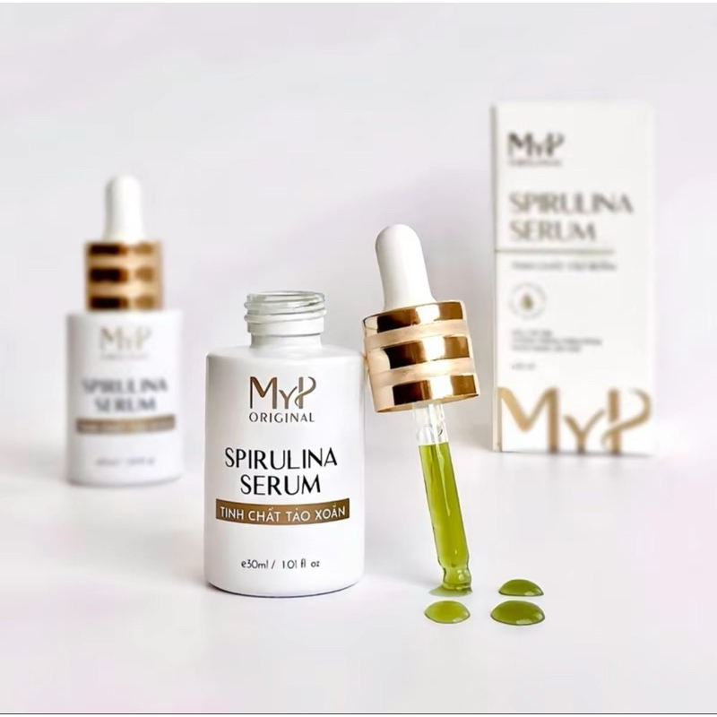 Tặng son  MyP Serum TẾ BÀO GỐC Tảo Xoắn-MYP SPIRULINA SERUM