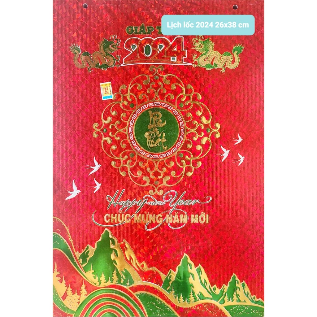 LỊCH 2024 SIÊU ĐẠI 26X38 cm