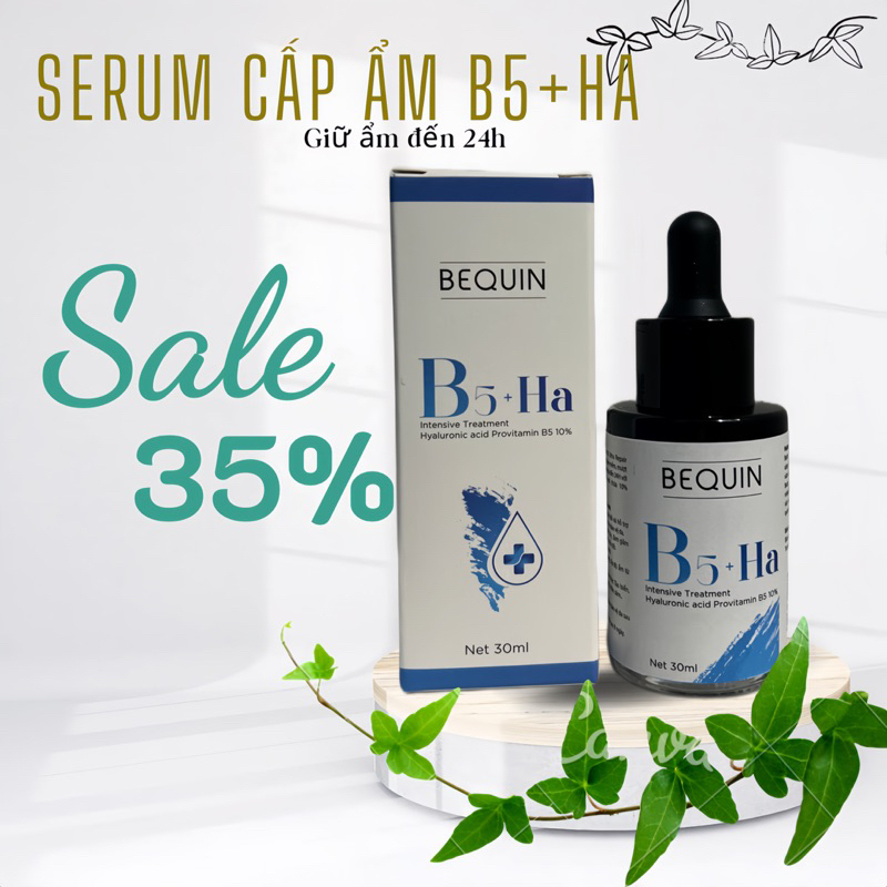 Serum cấp ẩm, cấp nước phục hồi da hab5 giữ ẩm suốt 24h30ml handmade