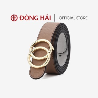 Thắt Lưng Da Nữ Đông Hải Khoá Tròn Đôi - PH02