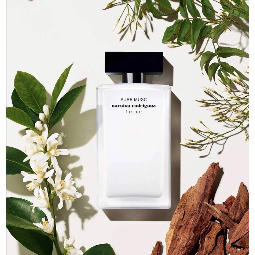 [Chiết 10ml] Nước hoa nữ Narciso For Her Pure Musc - Narciso Trắng, Hương phấn hoa tươi, xạ hương tr