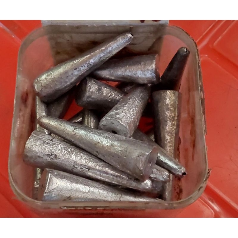 Chì câu cá xuyên tâm 1g-30g