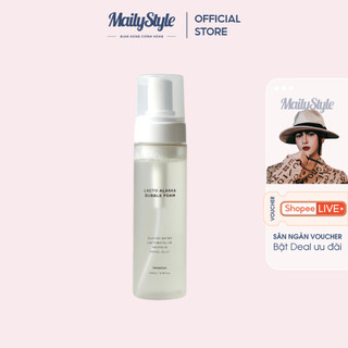 E66_sữa rửa mặt kiêm tẩy trang tạo bọt lacto alaska bubble foam 200ml