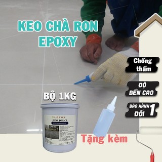 Keo chà ron chống thấm epoxy AB EPOJONT khối lượng 1kg, keo chít ron gạch kháng ngả vàng