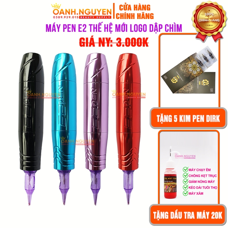 Máy Pen E2 Mini Cao Cấp Thế Hệ Mới Nhất Logo Chìm (Chính Hãng)