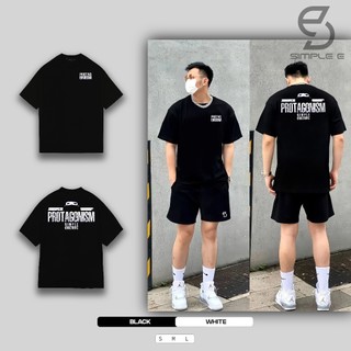 Áo Thun Unisex Local Brand SIMPLE "E" Form Oversize Cotton 100% SADMAN.