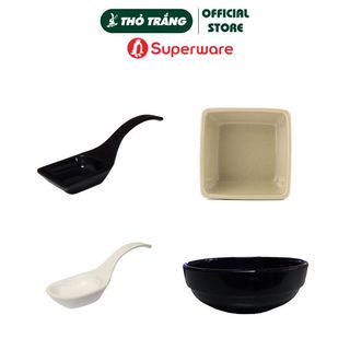 Chén cơm, chén chấm, muỗng cơm nhựa Melamine Superware