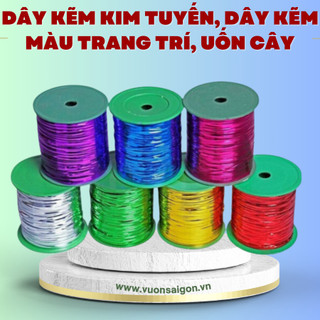 Dây kẽm nhiều màu, cuộn 250gr, dùng cột lan, gói quà, trang trí thiệp