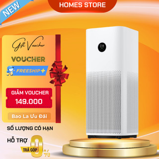 Máy lọc không khí xiaomi mi air purifier 4 pro - quốc tế diện tích 60m2, màng lọc hepa, than hoạt tính