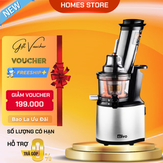 Máy ép chậm olivo sj200 thương hiệu mỹ ép kiệt bã 98%, công suất 200w - hàng chính hãng