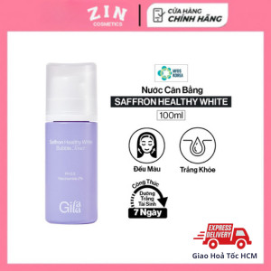 Nước hoa hồng Gilaa saffron tone up repair bubble toner, toner dạng bọt Hàn Quốc